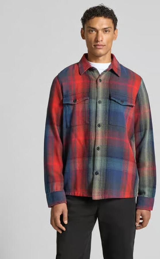 Lerros Regular fit overhemdjack met borstzakken model 'SHIRT JACKET' - Foto 5