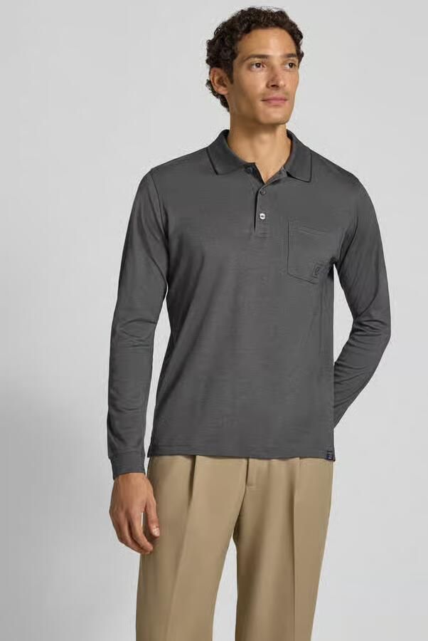 Lerros regular fit poloshirt in two-tone-uitvoering - Foto 2