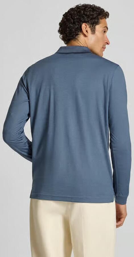 Lerros regular fit poloshirt in two-tone-uitvoering - Foto 5