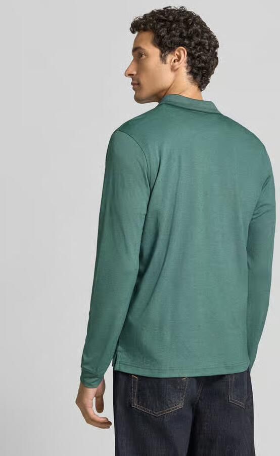 Lerros regular fit poloshirt in two-tone-uitvoering - Foto 5
