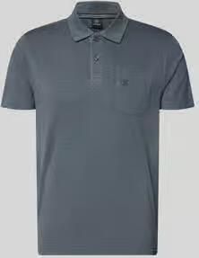 Lerros regular fit poloshirt met borstzak