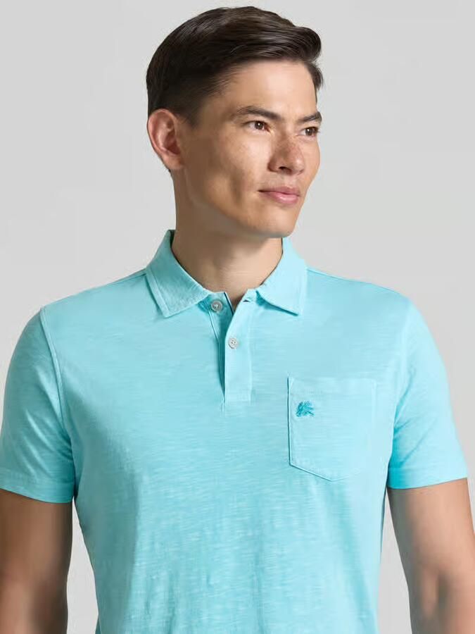 Lerros regular fit poloshirt met borstzak - Foto 3
