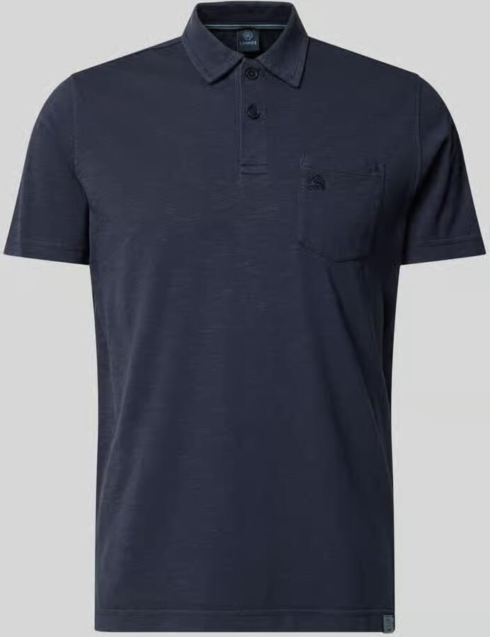 Lerros regular fit poloshirt met borstzak - Foto 2