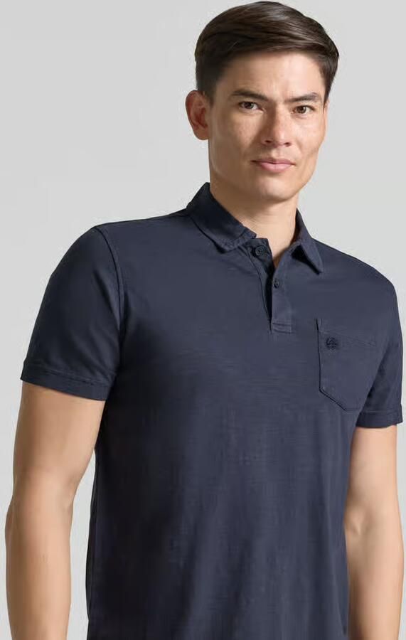 Lerros regular fit poloshirt met borstzak