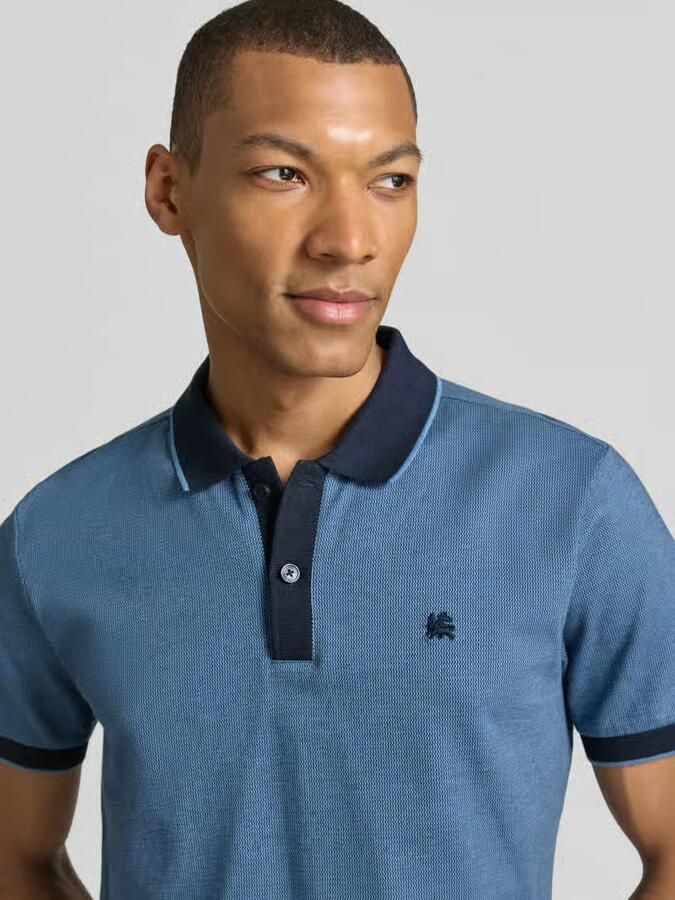 Lerros regular fit poloshirt met gestikt logo