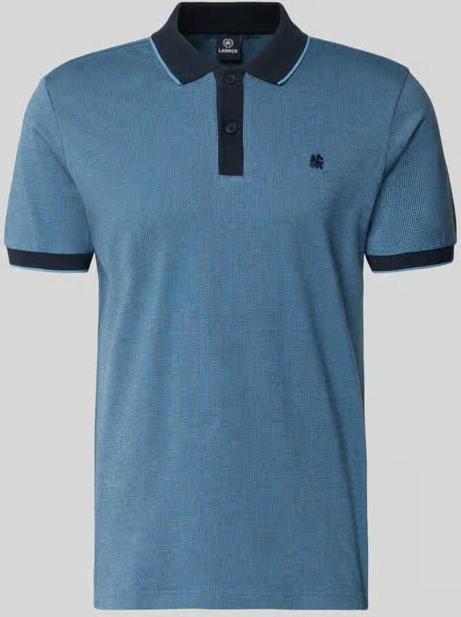 Lerros regular fit poloshirt met gestikt logo - Foto 2