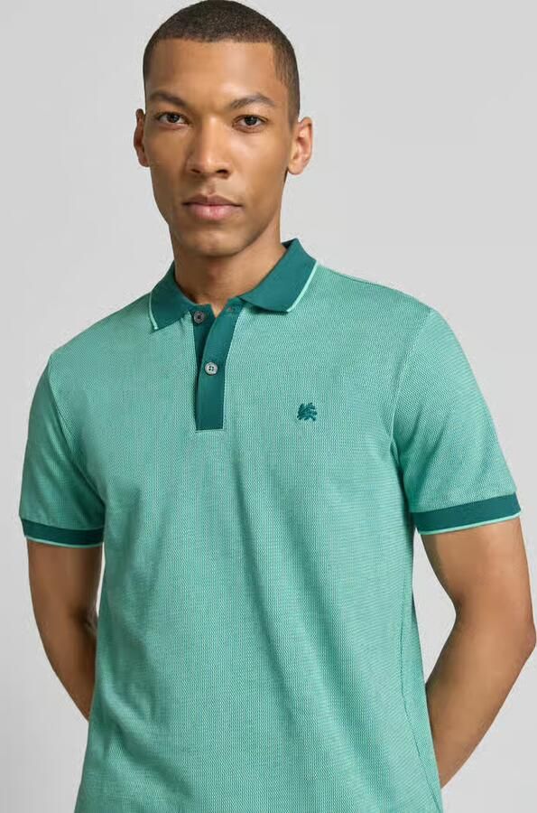 Lerros regular fit poloshirt met gestikt logo - Foto 3
