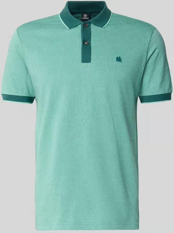 Lerros regular fit poloshirt met gestikt logo - Foto 4