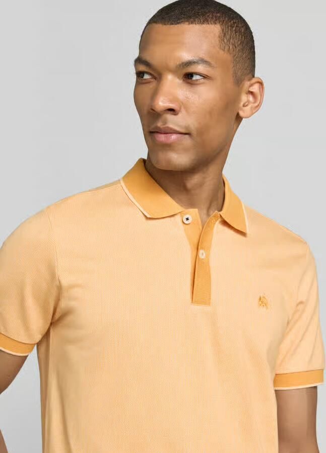 Lerros regular fit poloshirt met gestikt logo