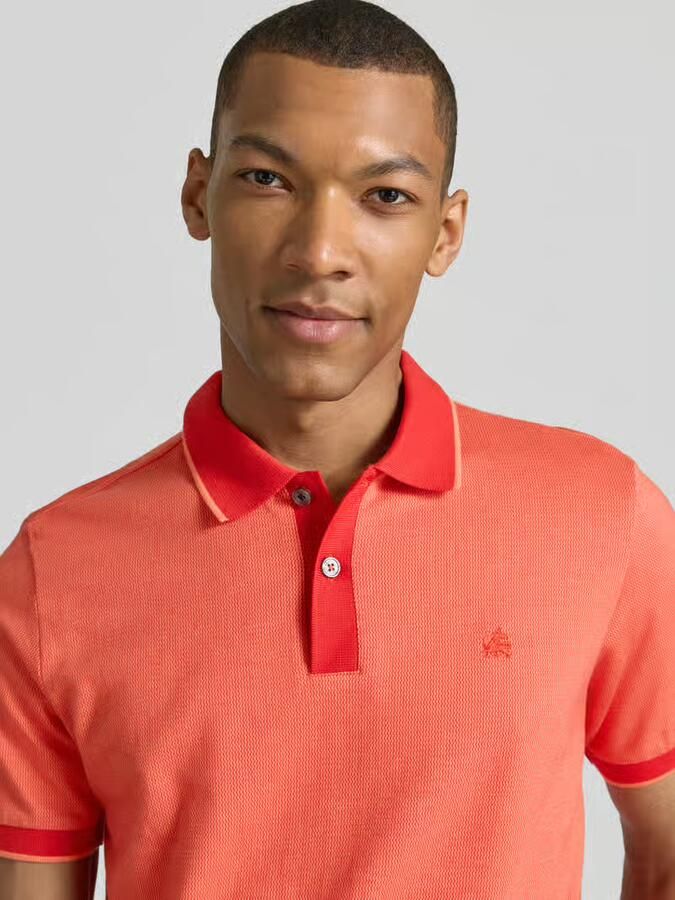 Lerros regular fit poloshirt met gestikt logo - Foto 3