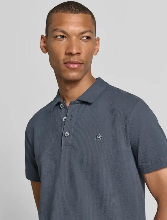 Lerros regular fit poloshirt met gestikt logo