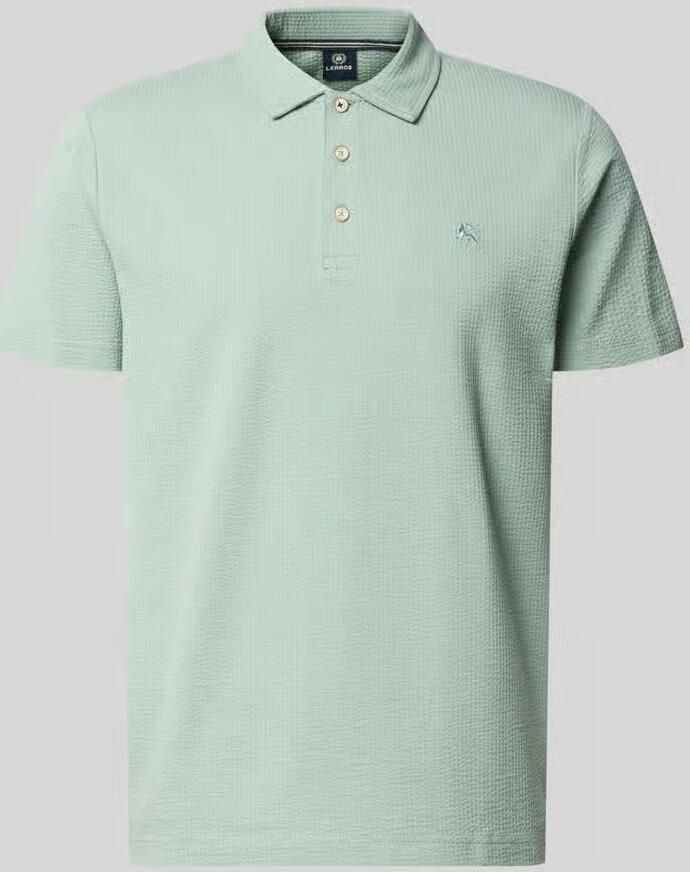Lerros regular fit poloshirt met gestikt logo - Foto 2