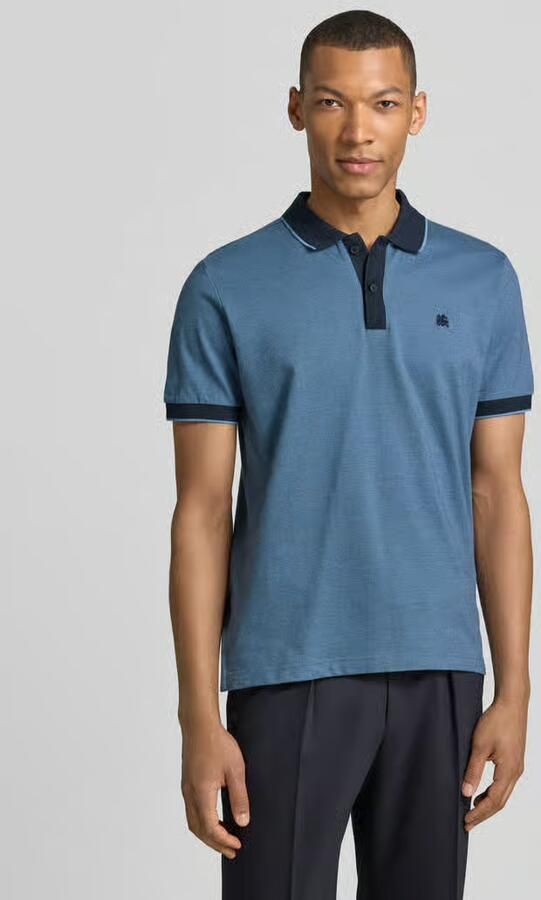 Lerros regular fit poloshirt met gestikt logo - Foto 2
