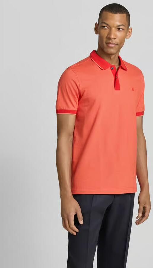 Lerros regular fit poloshirt met gestikt logo - Foto 6