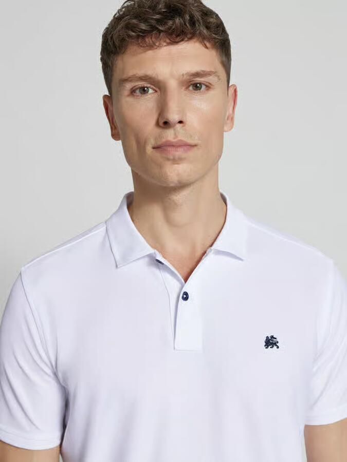 Lerros Regular fit Poloshirt met gestikt logo Model 'Performance' - Foto 4