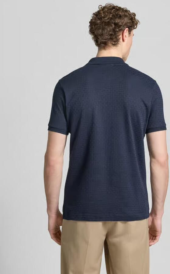 Lerros regular fit poloshirt met korte ritssluiting - Foto 2