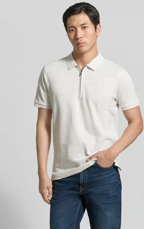 Lerros regular fit poloshirt met korte ritssluiting - Foto 6
