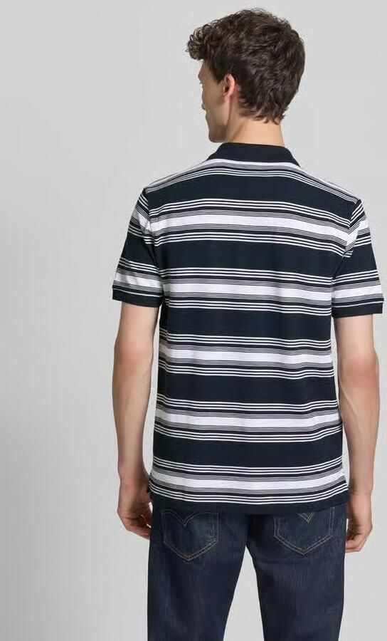 Lerros regular fit poloshirt met labelpatch - Foto 2