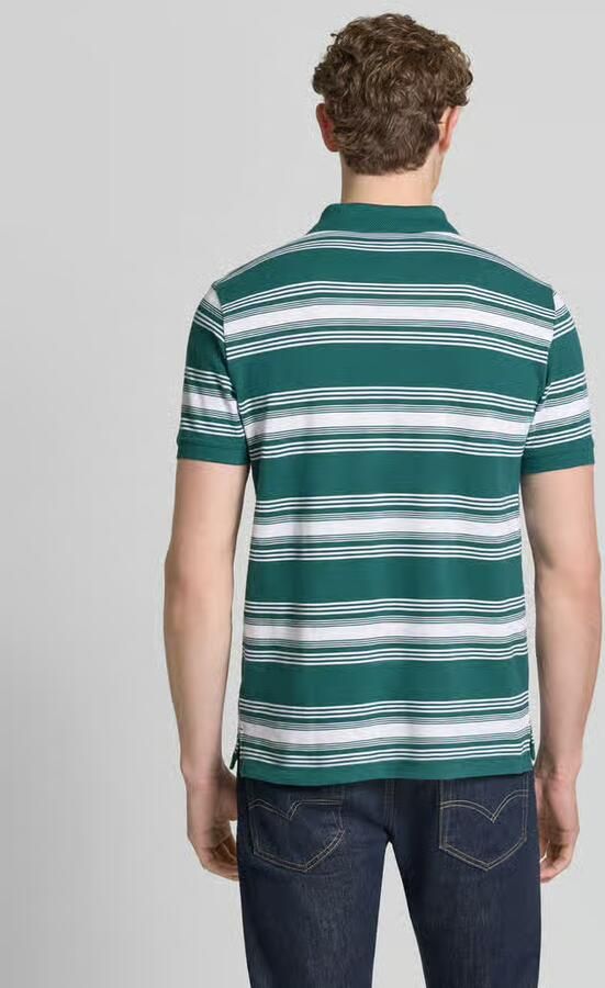 Lerros regular fit poloshirt met labelpatch - Foto 2