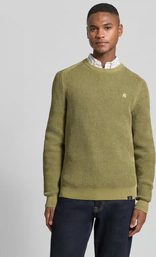 Lerros Regular fit pullover in gebreide look - Foto 2