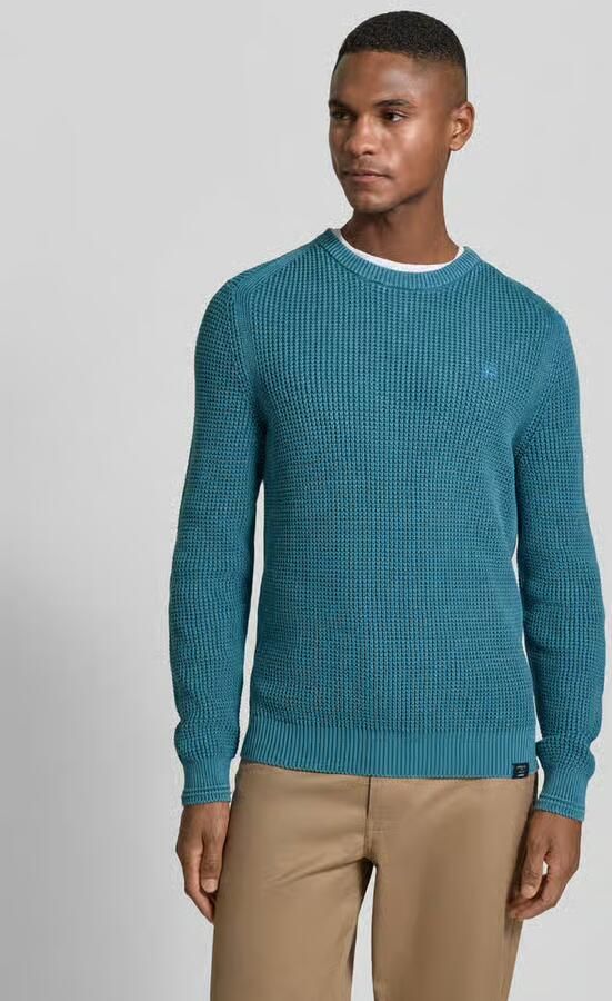 Lerros Regular fit pullover in gebreide look - Foto 2