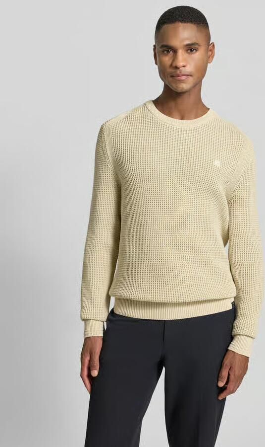 Lerros Regular fit pullover in gebreide look - Foto 2