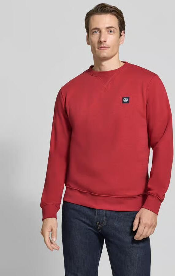 Lerros Regular fit sweatshirt van katoenmix - Foto 3