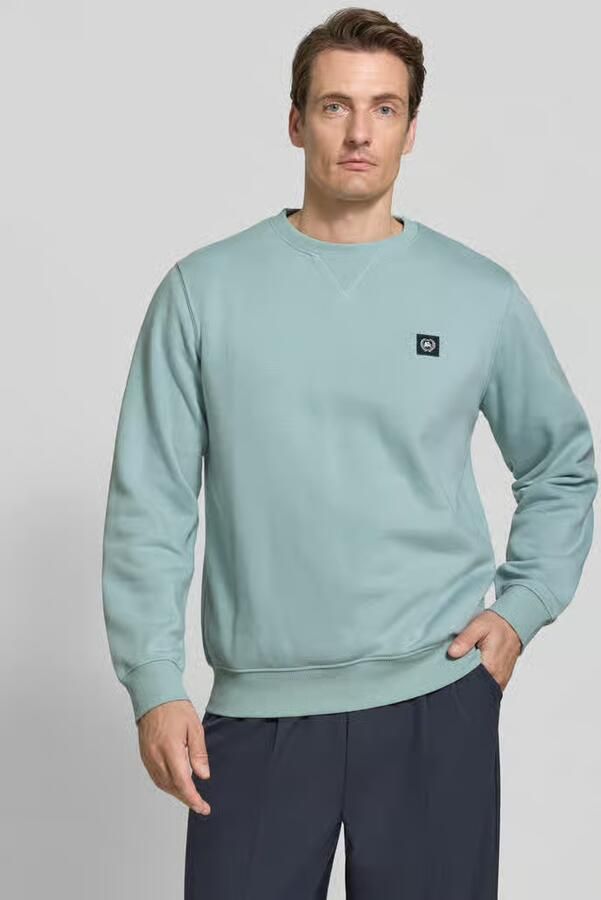 Lerros Regular fit sweatshirt van katoenmix - Foto 2
