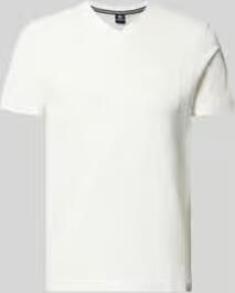 Lerros regular fit T-shirt met V-hals