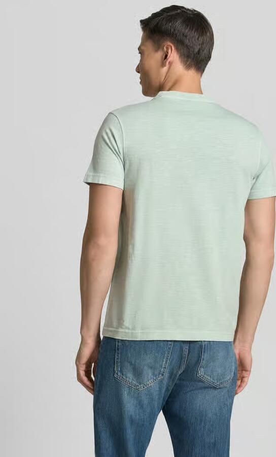 Lerros regular fit T-shirt met V-hals - Foto 4