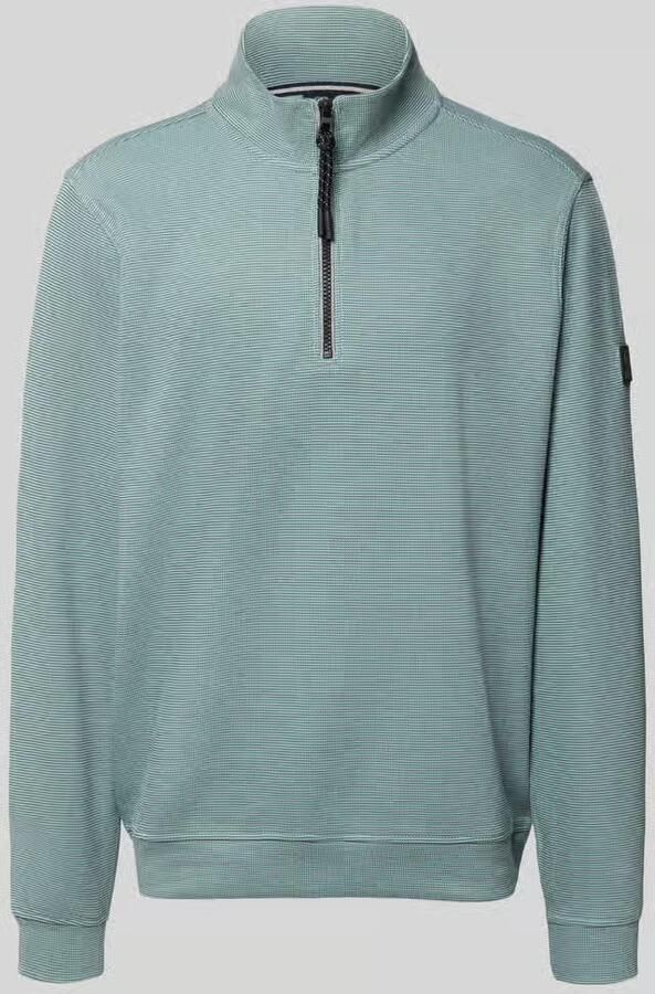 Lerros relaxed fit sweatshirt van katoenmix model 'SELANIK'