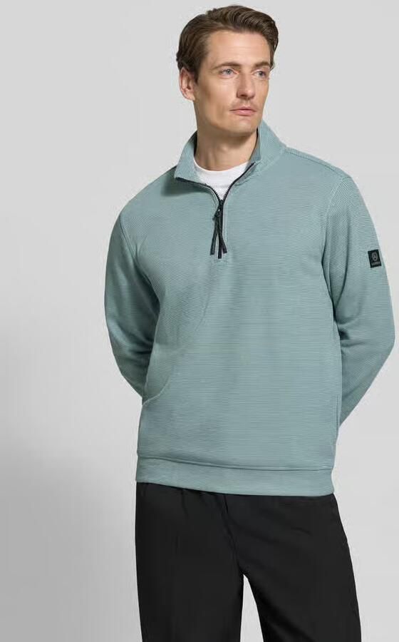 Lerros relaxed fit sweatshirt van katoenmix model 'SELANIK' - Foto 3
