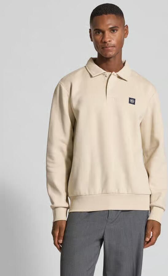 Lerros Sweatshirt met polokraag - Foto 5