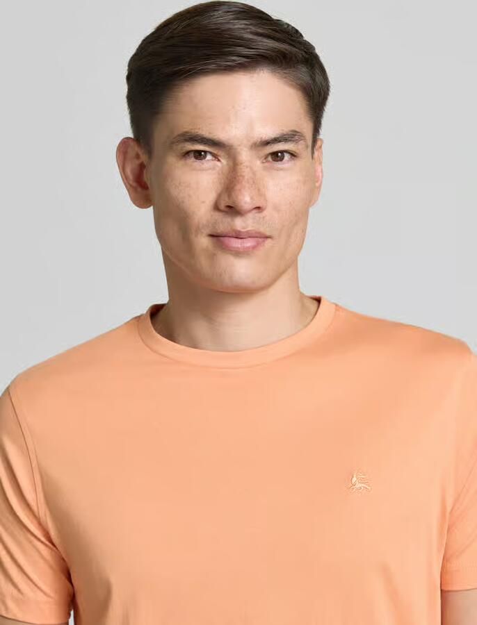 Lerros T-shirt met ronde hals en Gestikt logo - Foto 2
