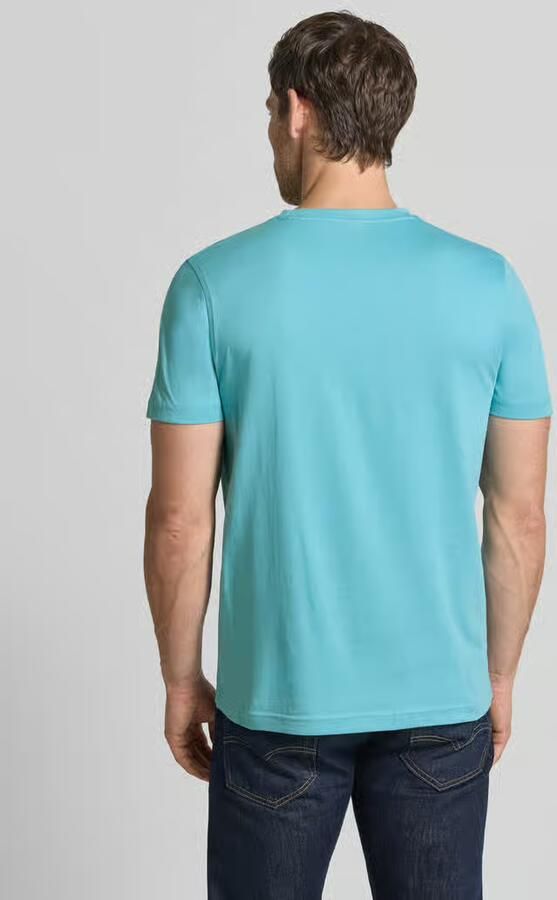 Lerros T-shirt met ronde hals en Gestikt logo - Foto 2