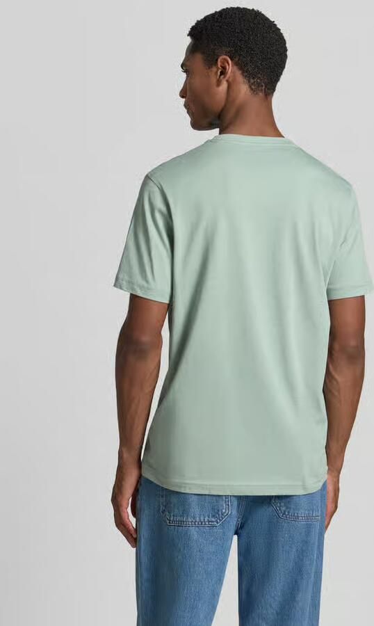 Lerros T-shirt met ronde hals en Gestikt logo - Foto 2