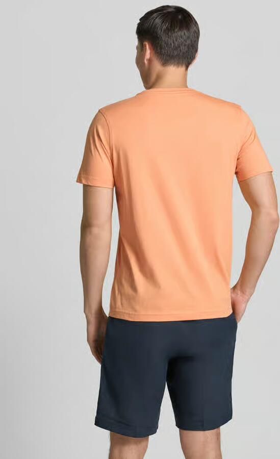 Lerros T-shirt met ronde hals en Gestikt logo - Foto 2