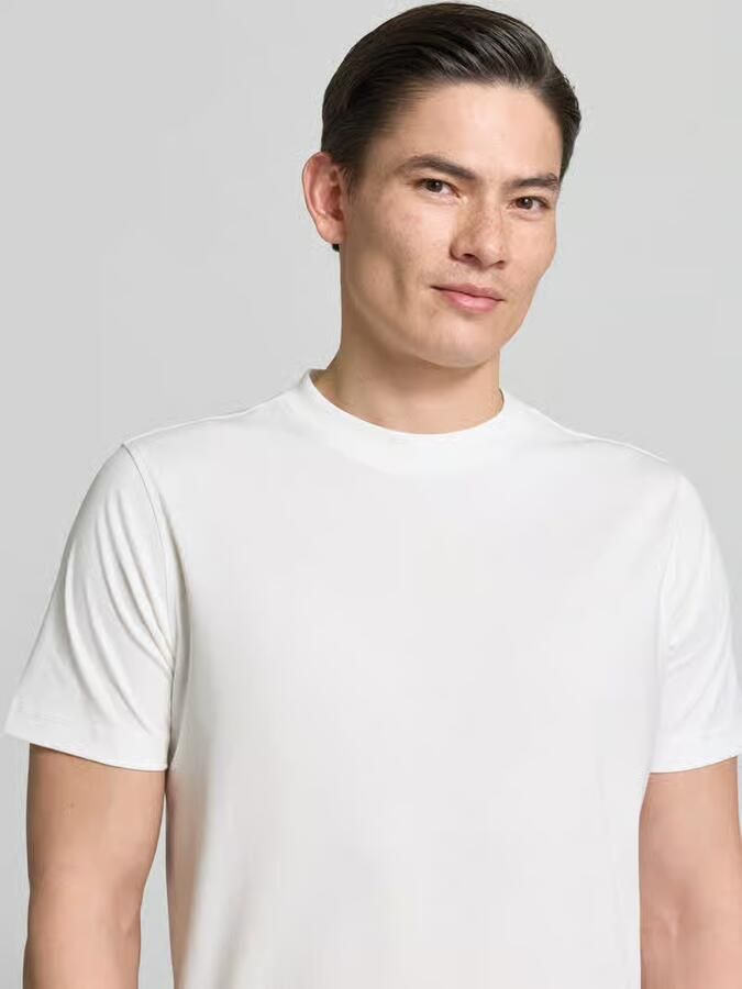 Lerros T-shirt met ronde hals en logoprint