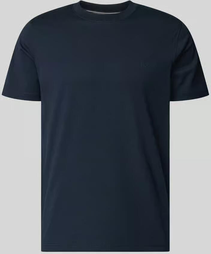 Lerros T-shirt met ronde hals en logoprint - Foto 2