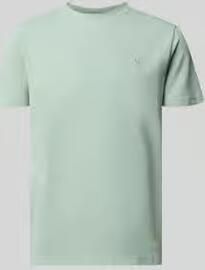 Lerros T-shirt met structuurpatroon en gestikt logo - Foto 3