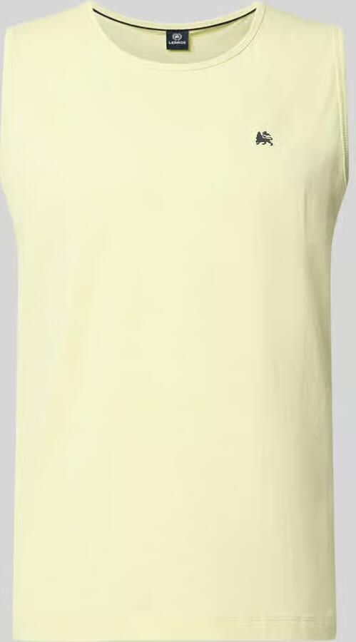 Lerros Tanktop met ronde hals en logoprint - Foto 2