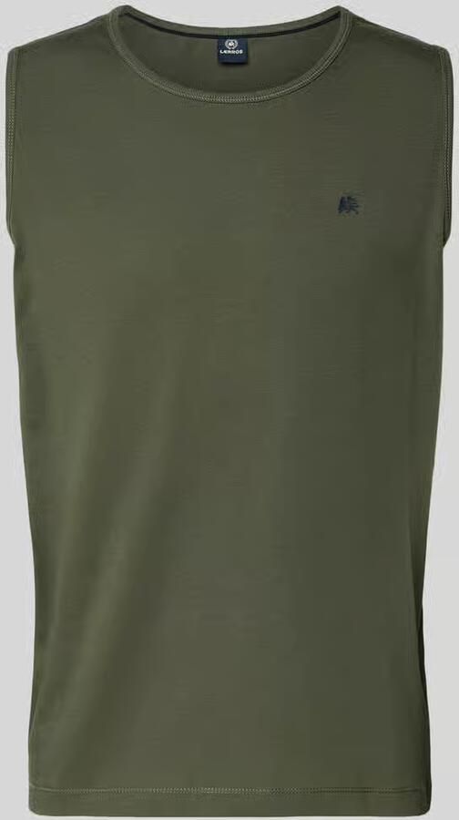Lerros Tanktop met ronde hals en logoprint - Foto 2