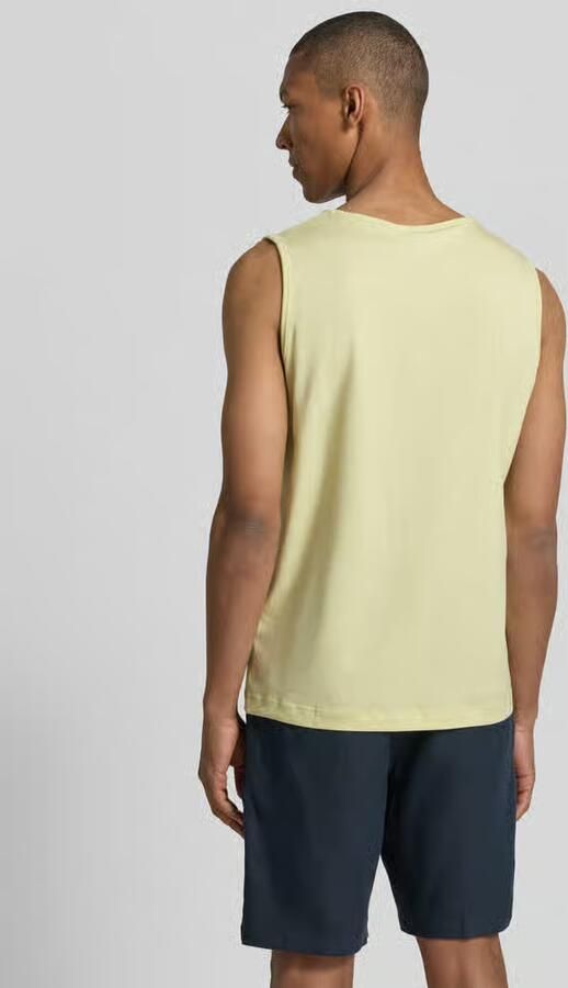 Lerros Tanktop met ronde hals en logoprint