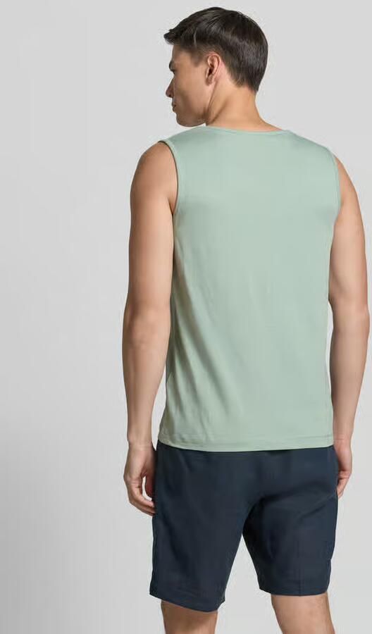 Lerros Tanktop met ronde hals en logoprint - Foto 3