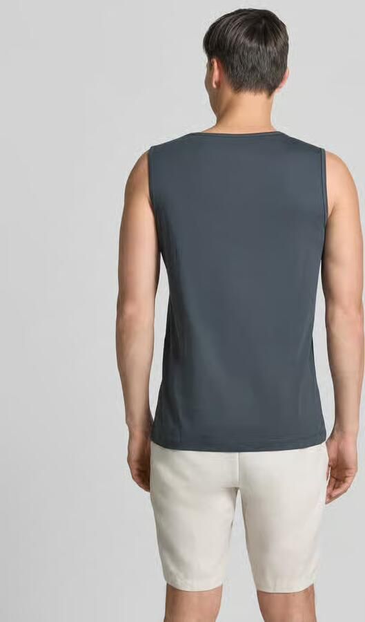 Lerros Tanktop met ronde hals en logoprint - Foto 3