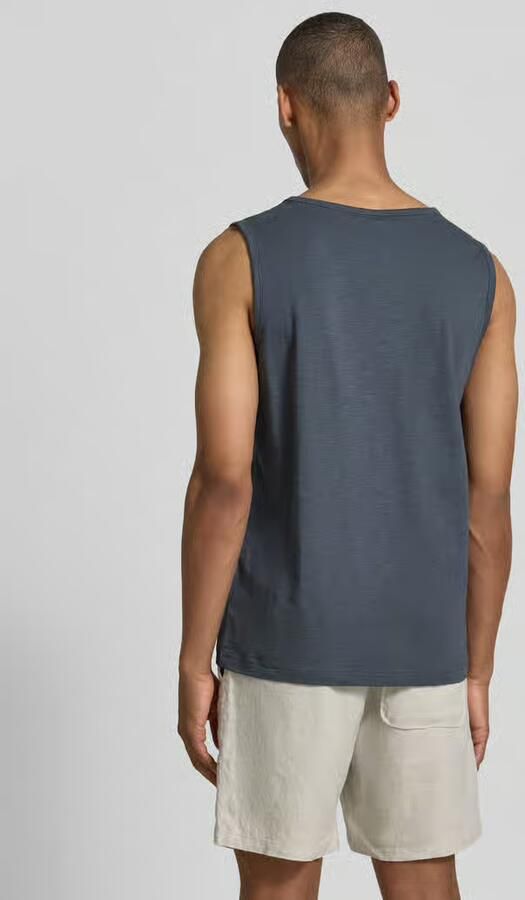 Lerros Tanktop met statementprint en ronde hals