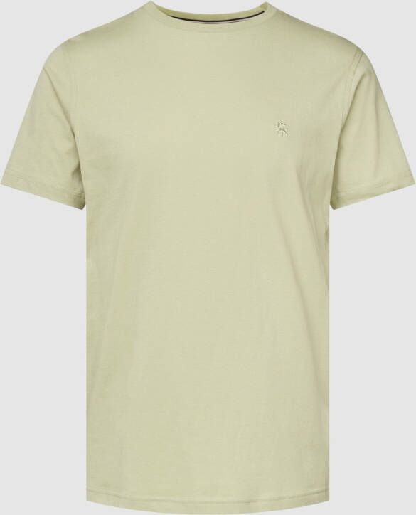 Lerros T-shirt met labelstitching