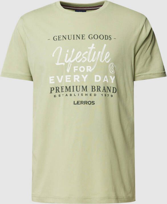 Lerros T-shirt met motiefprint