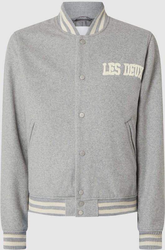 Les Deux Collegejack van wolmix model 'Varsity'