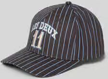 Les Deux Baseballpet met labeldetail